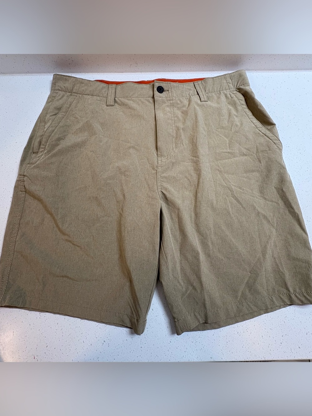 Denali Tan Khaki Stretch Men's Shorts 39